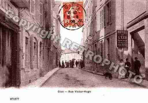 Ville de GIEN, carte postale ancienne