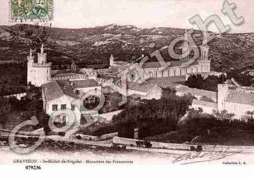 Ville de GRAVESON, carte postale ancienne