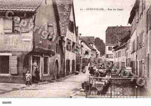 Ville de GUEBWILLER, carte postale ancienne