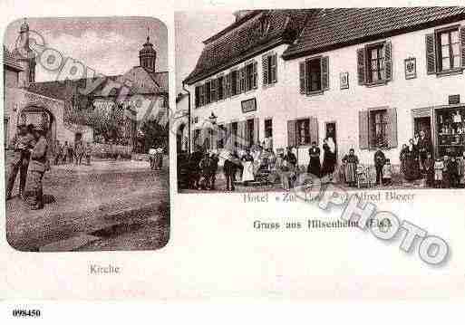 Ville de HILSENHEIM, carte postale ancienne