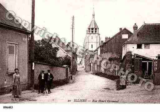 Ville de ILLIERSCOMBRAY, carte postale ancienne