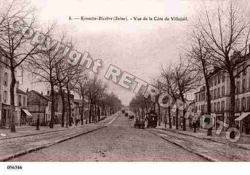 Ville de KREMLINBICETRE(LE), carte postale ancienne