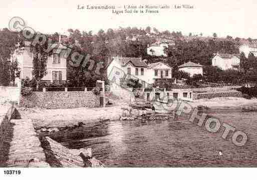 Ville de LAVANDOU(LE), carte postale ancienne