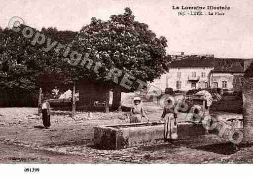 Ville de LEYR, carte postale ancienne