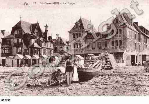 Ville de LIONSURMER, carte postale ancienne