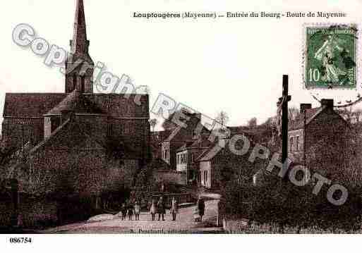 Ville de LOUPFOUGERES, carte postale ancienne