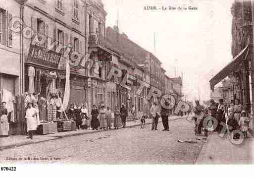 Ville de LURE, carte postale ancienne