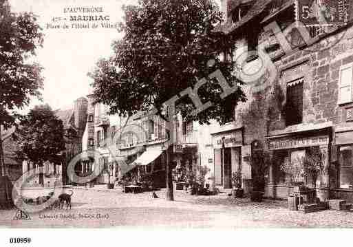 Ville de MAURIAC, carte postale ancienne