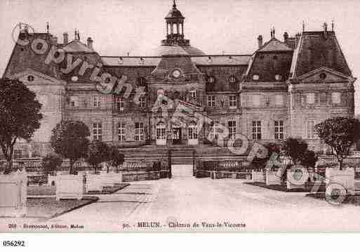 Ville de MELUN, carte postale ancienne