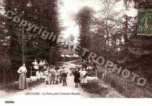 Ville de MEULERS, carte postale ancienne