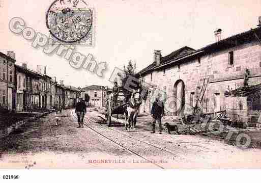 Ville de MOGNEVILLE, carte postale ancienne