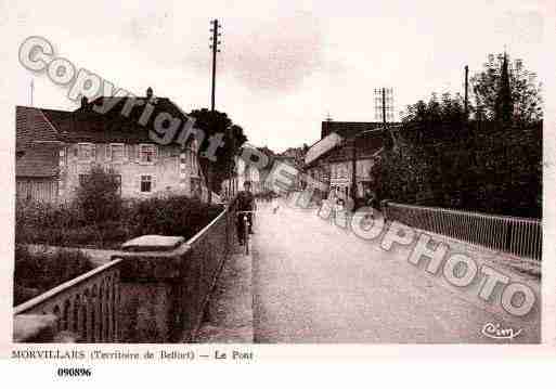 Ville de MORVILLARS, carte postale ancienne