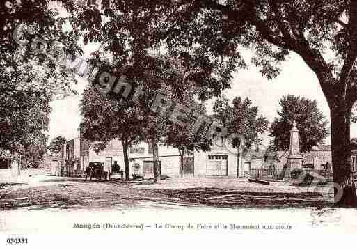 Ville de MOUGON, carte postale ancienne