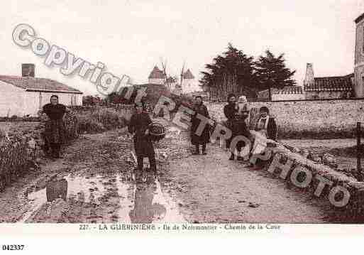 Ville de NOIRMOUTIERENL'ILE, carte postale ancienne