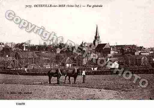 Ville de OCTEVILLESURMER, carte postale ancienne