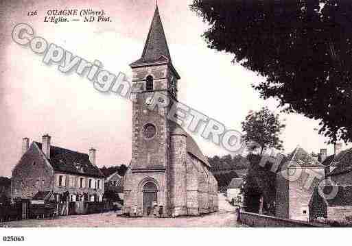 Ville de OUAGNE, carte postale ancienne