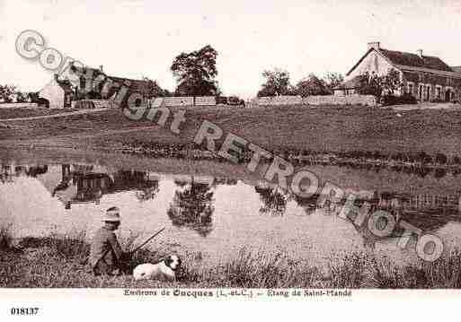 Ville de OUCQUES, carte postale ancienne