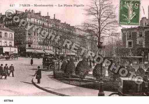 Ville de PARIS9, carte postale ancienne