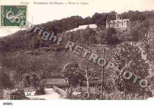 Ville de PERPEZACLEBLANC, carte postale ancienne