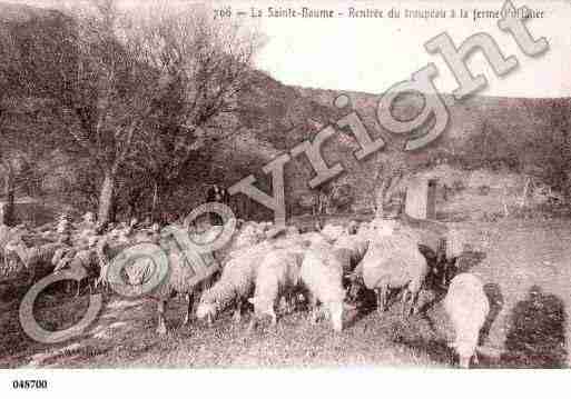 Ville de PLAND'AUPS, carte postale ancienne