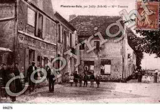 Ville de PLESSISAUXBOIS(LE), carte postale ancienne