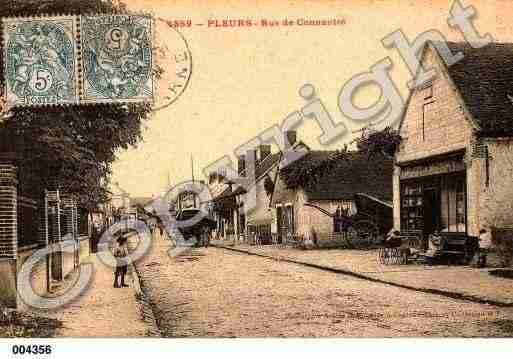 Ville de PLEURS, carte postale ancienne