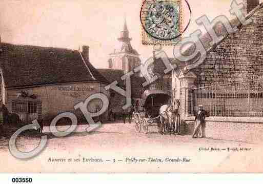 Ville de POILLYSURTHOLON, carte postale ancienne