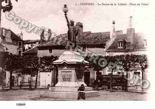 Ville de POITIERS, carte postale ancienne