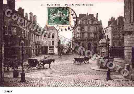 Ville de POITIERS, carte postale ancienne