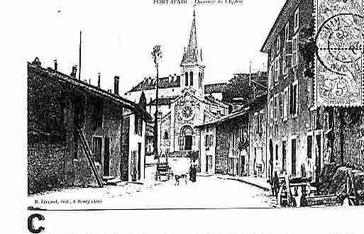 Ville de PONTD'AIN, carte postale ancienne