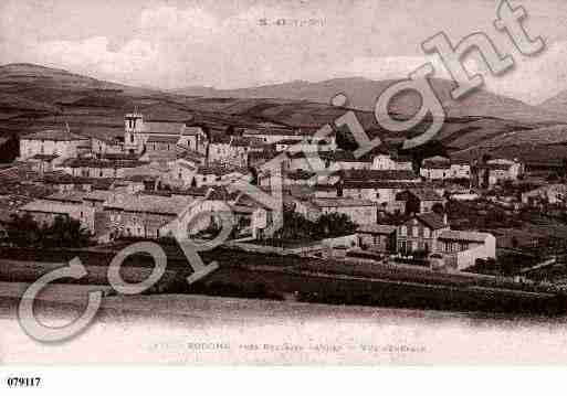 Ville de RODOME, carte postale ancienne