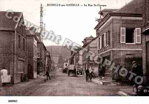 Ville de ROMILLYSURANDELLE, carte postale ancienne