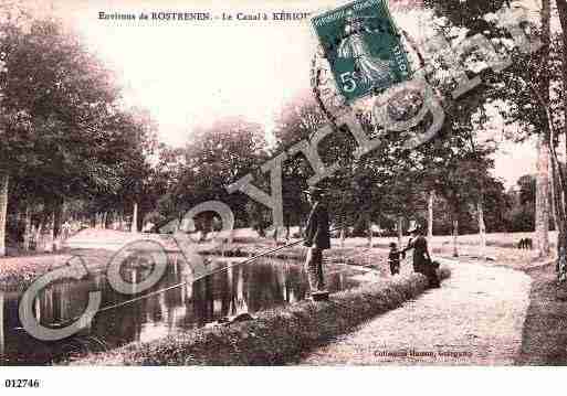 Ville de ROSTRENEN, carte postale ancienne