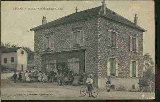 Ville de SACLAS, carte postale ancienne