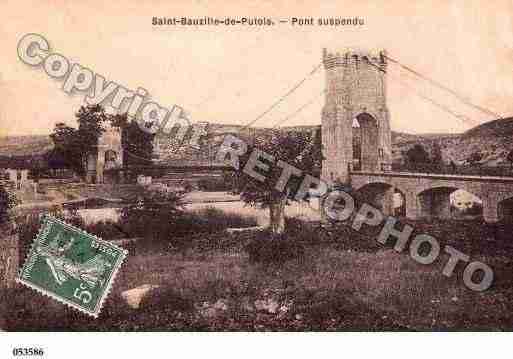 Ville de SAINTBAUZILLEDEPUTOIS, carte postale ancienne