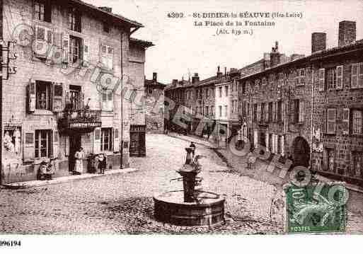 Ville de SAINTDIDIERENVELAY, carte postale ancienne