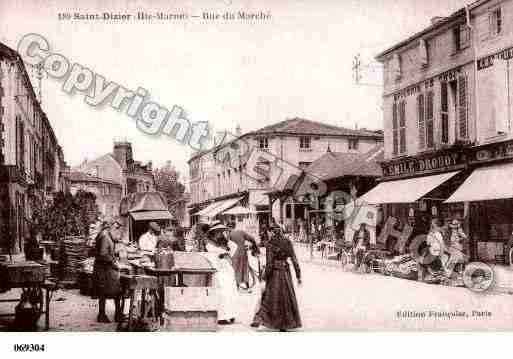 Ville de SAINTDIZIER, carte postale ancienne