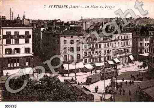 Ville de SAINTETIENNE, carte postale ancienne