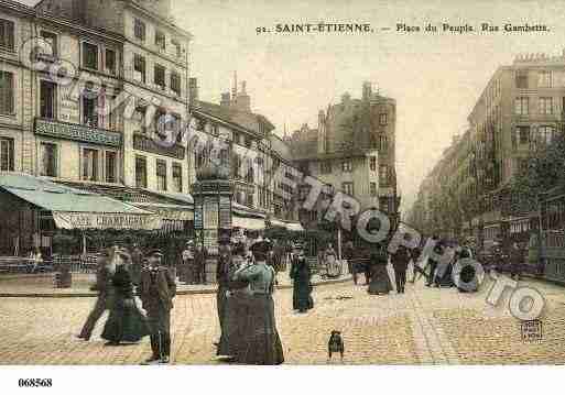 Ville de SAINTETIENNE, carte postale ancienne