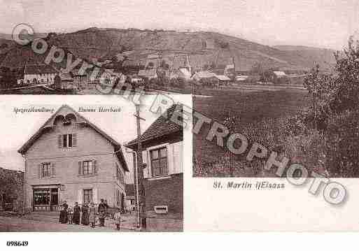 Ville de SAINTMARTIN, carte postale ancienne