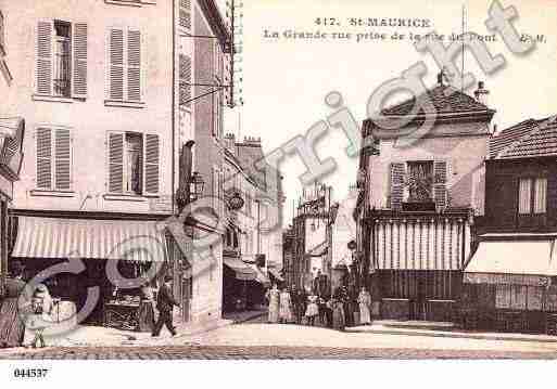 Ville de SAINTMAURICE, carte postale ancienne