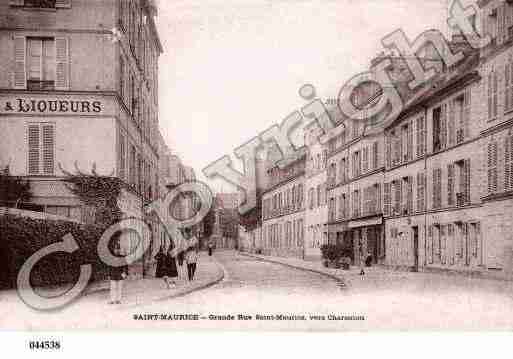 Ville de SAINTMAURICE, carte postale ancienne