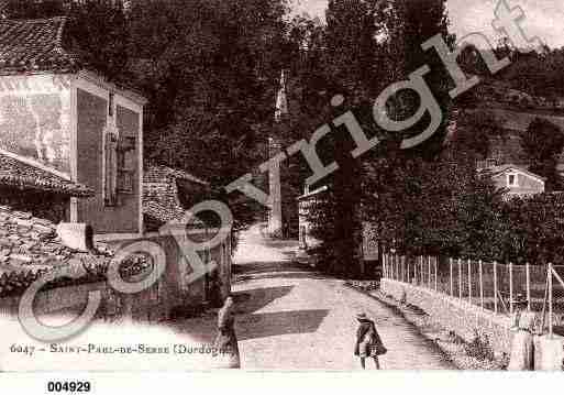 Ville de SAINTPAULDESERRE, carte postale ancienne