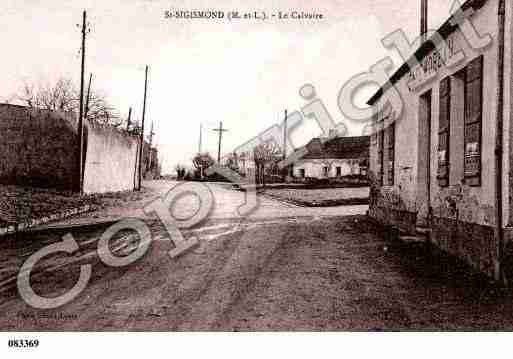 Ville de SAINTSIGISMOND, carte postale ancienne