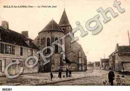 Ville de SILLYLELONG, carte postale ancienne