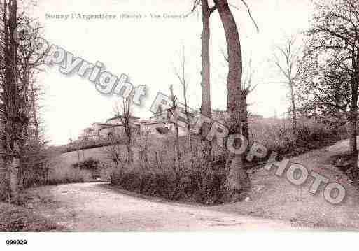 Ville de SOUZY, carte postale ancienne