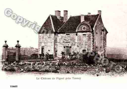 Ville de TANNAY, carte postale ancienne