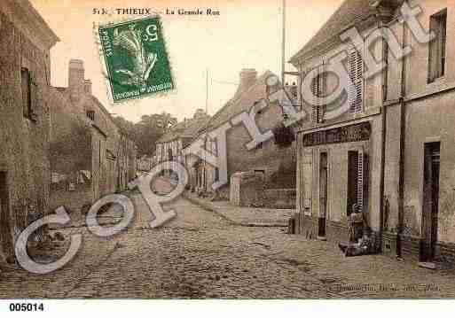 Ville de THIEUX, carte postale ancienne