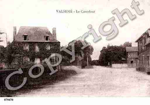 Ville de VALSEME, carte postale ancienne