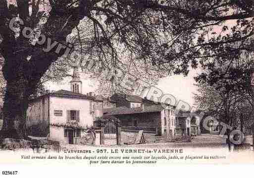 Ville de VERNETLAVARENNE, carte postale ancienne